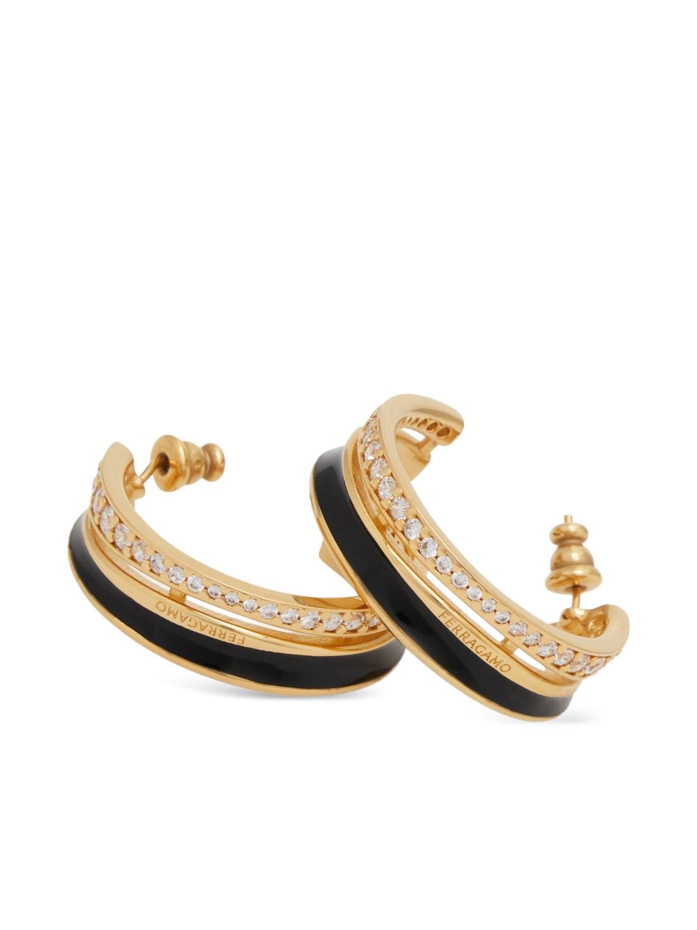 76093 790642ORO/BLACK/CRYSTAL SALVATORE FERRAGAMO