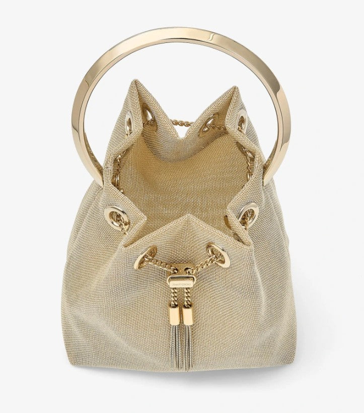BON BON WGJ #CHAMPAGNE/LIGHT GOLD JIMMY CHOO