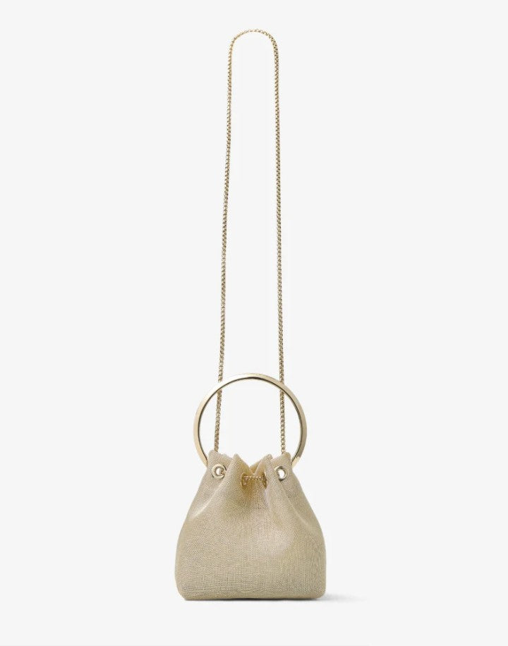 BON BON WGJ #CHAMPAGNE/LIGHT GOLD JIMMY CHOO