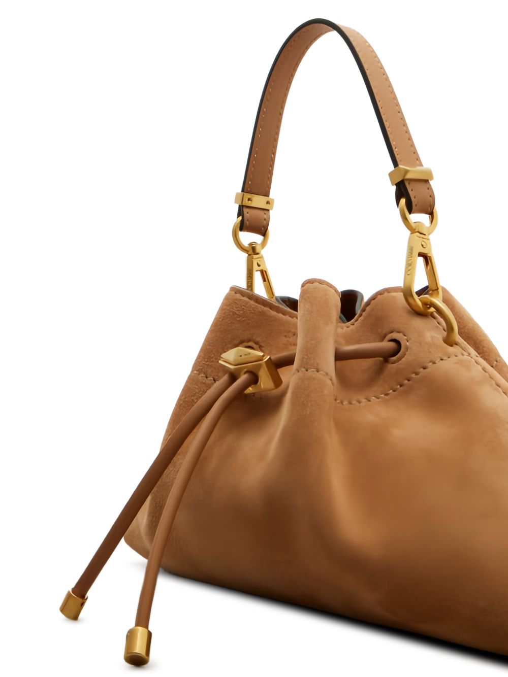 CINCH SMALL IMA #TOFFEE/GOLD JIMMY CHOO