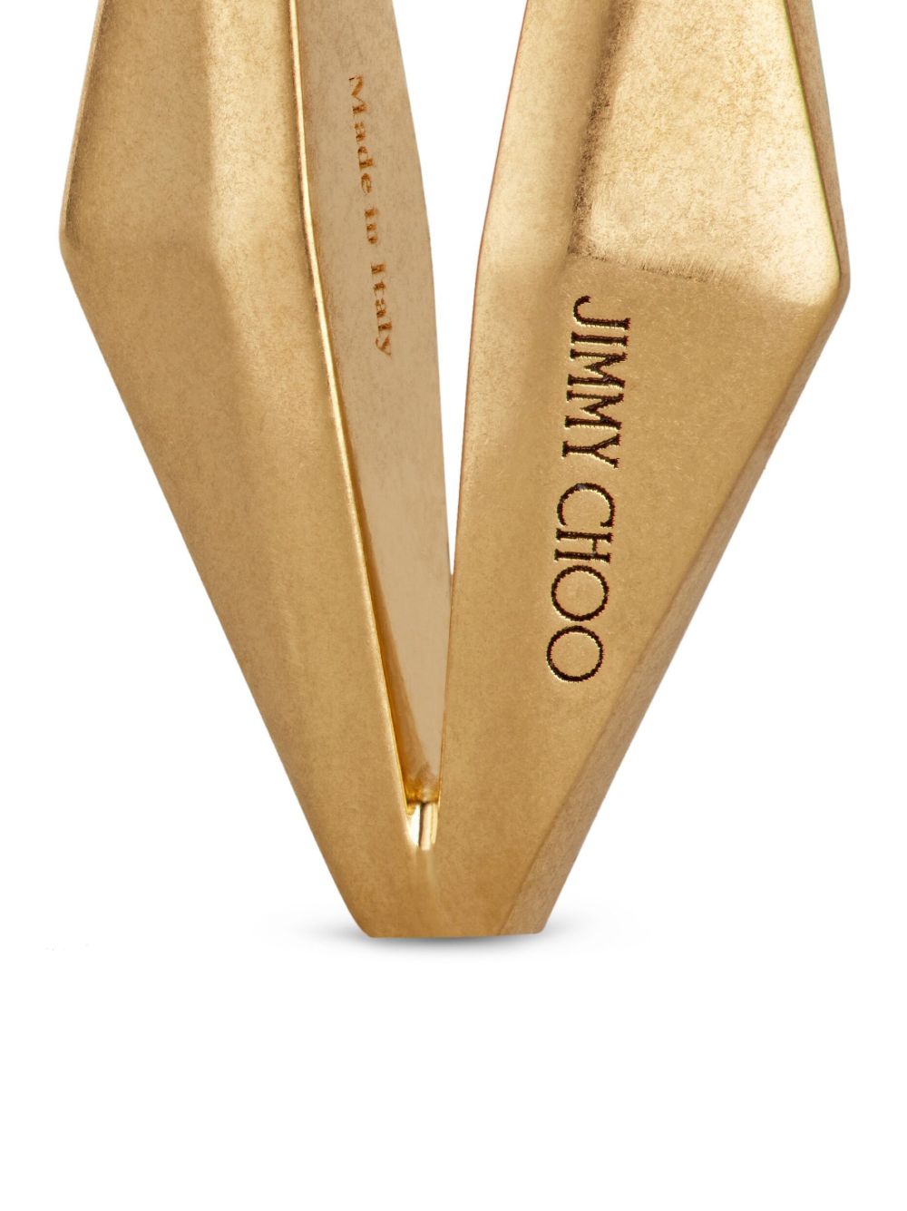 DIAMOND CHN EARRING MFQ #GOLD JIMMY CHOO