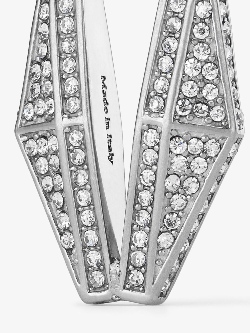 DIAMOND CHN EARRING MHD #SILVER/CRYSTAL JIMMY CHOO