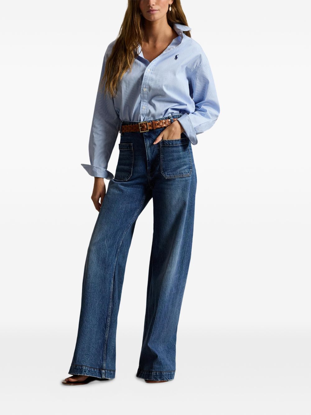 211910743508 #MEDIUM BLUE WHITE RALPH LAUREN