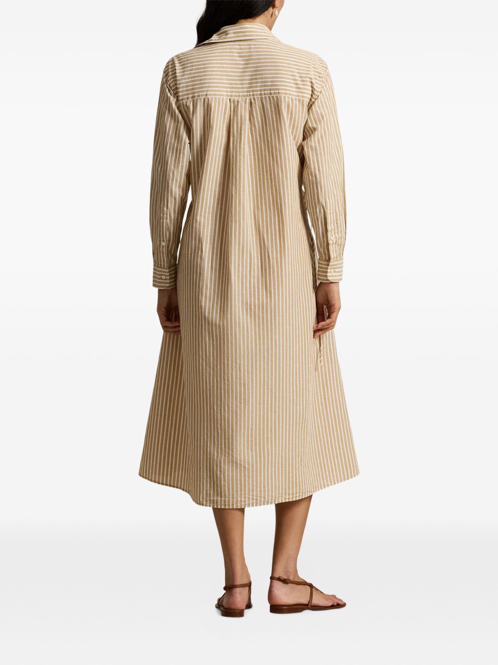211A96364002 #CAMEL/WHITE RALPH LAUREN