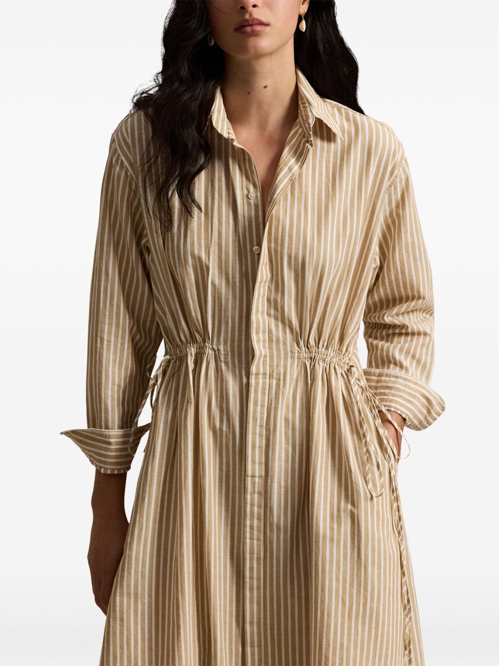 211A96364002 #CAMEL/WHITE RALPH LAUREN