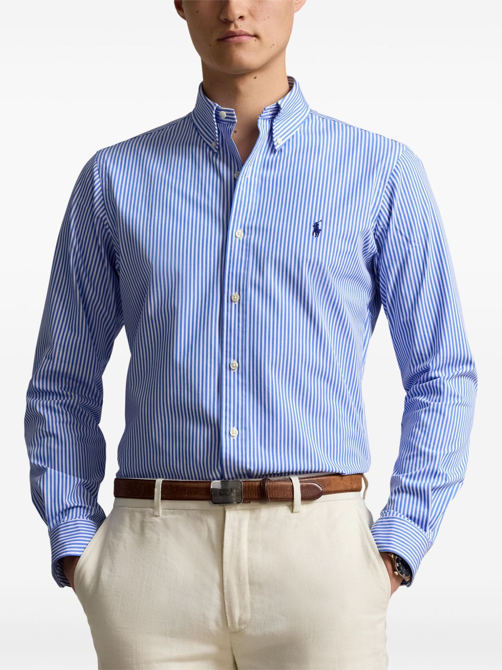 710929346001 #4655H LIGHT BLUE/WHITE RALPH LAUREN
