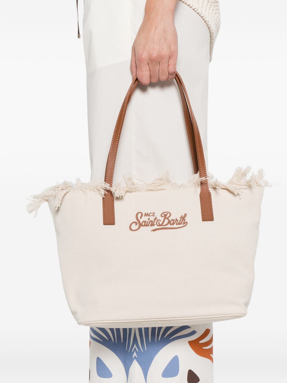 CITYBAGMIDFRINGE 00302L1018 EMB SAINT BARTH