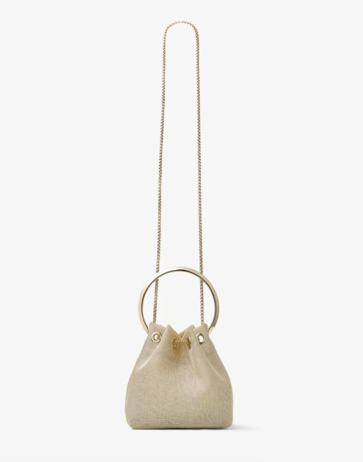 BON BON WGJ #CHAMPAGNE/LIGHT GOLD JIMMY CHOO