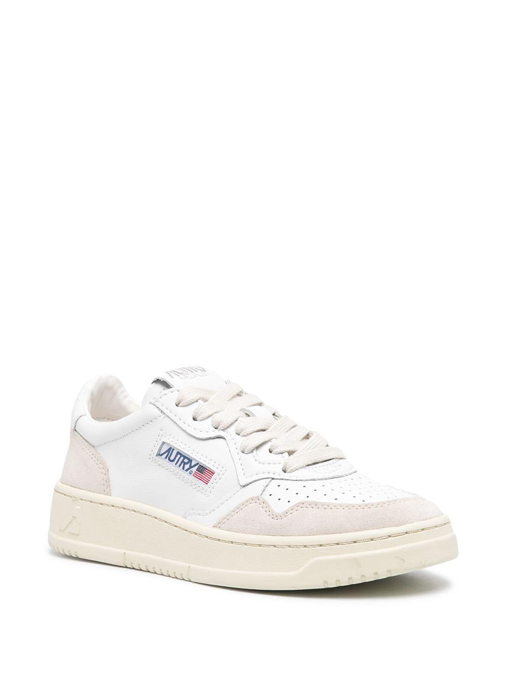 AULW LS33LEAT/SUEDEWHITE AUTRY