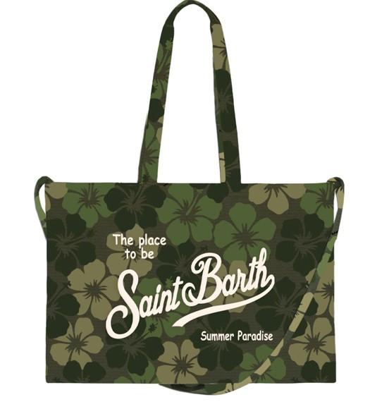 ESSENTIALBAGNCANVAS 03189LHIBISCUS CAMO 52 SAINT BARTH