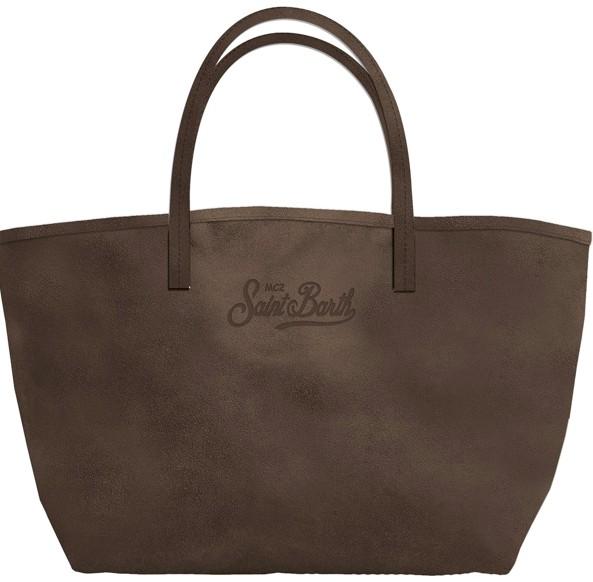 CITYBAGSUEDE 00098L18 BROWN SAINT BARTH