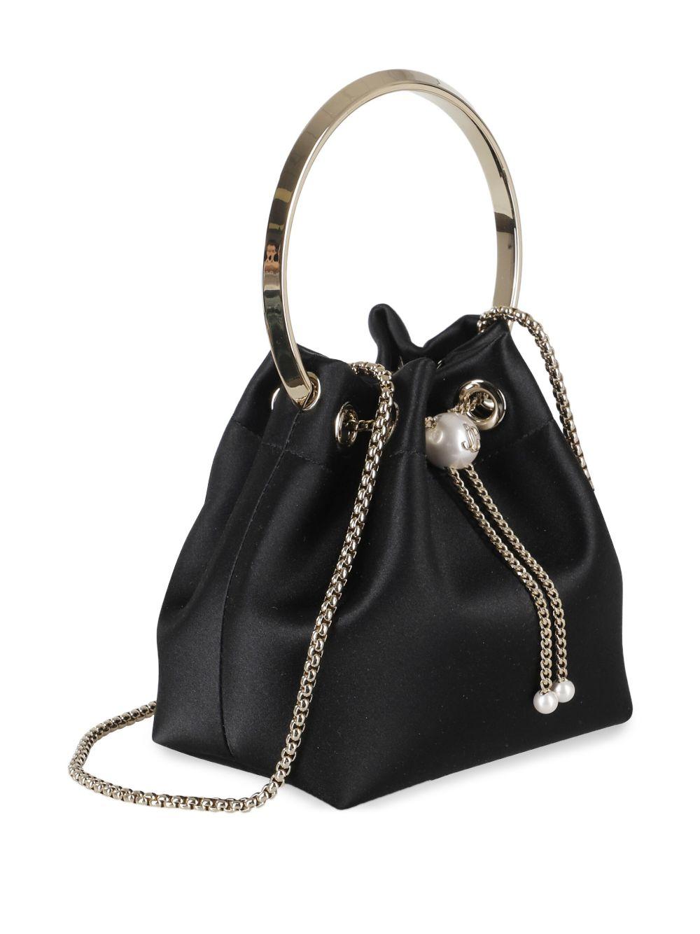 BON BON HBH #BLACK/LIGHT GOLD JIMMY CHOO