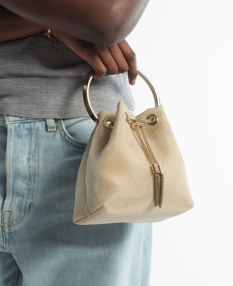 BON BON WGJ #CHAMPAGNE/LIGHT GOLD JIMMY CHOO