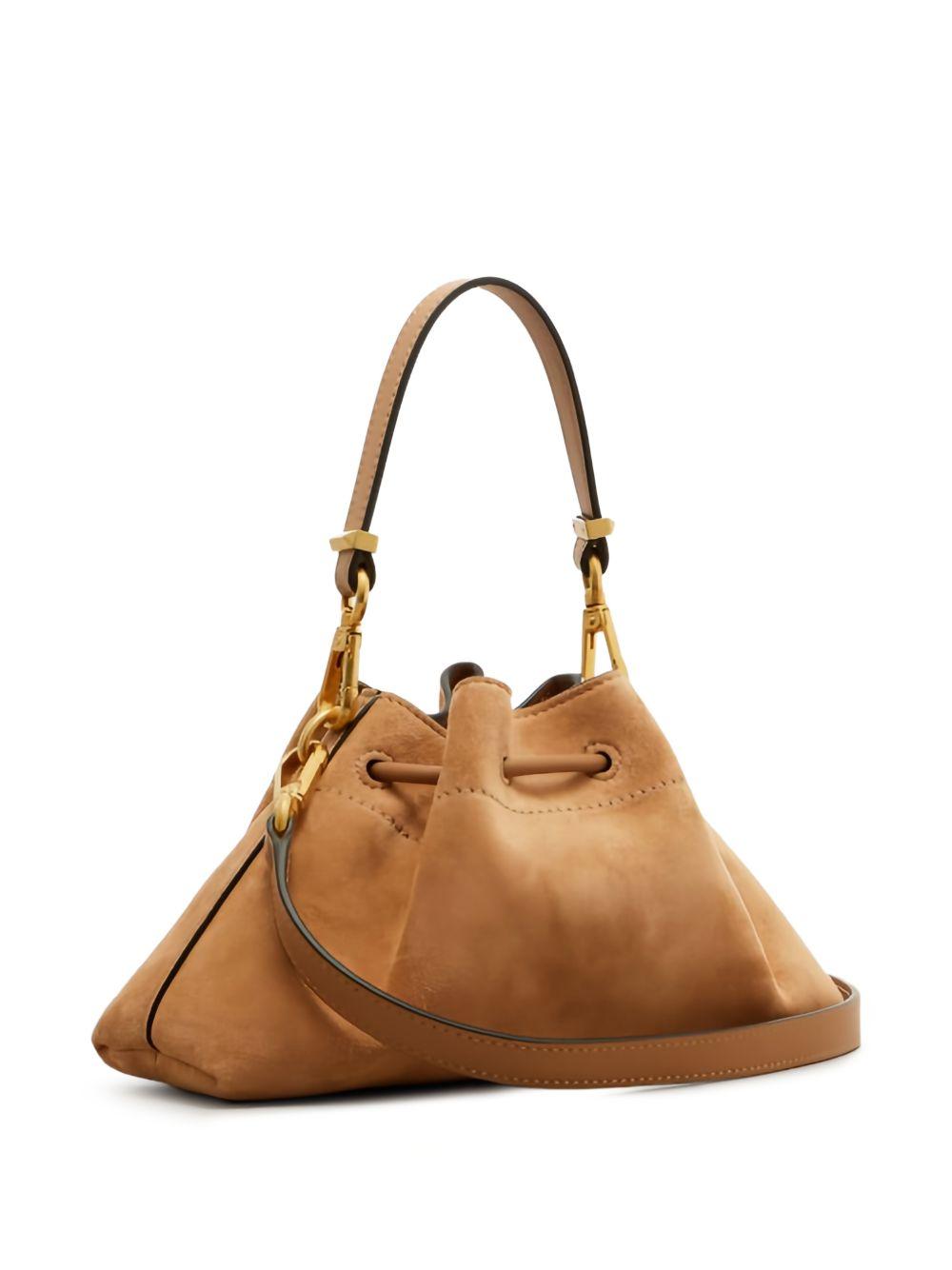 CINCH SMALL IMA #TOFFEE/GOLD JIMMY CHOO