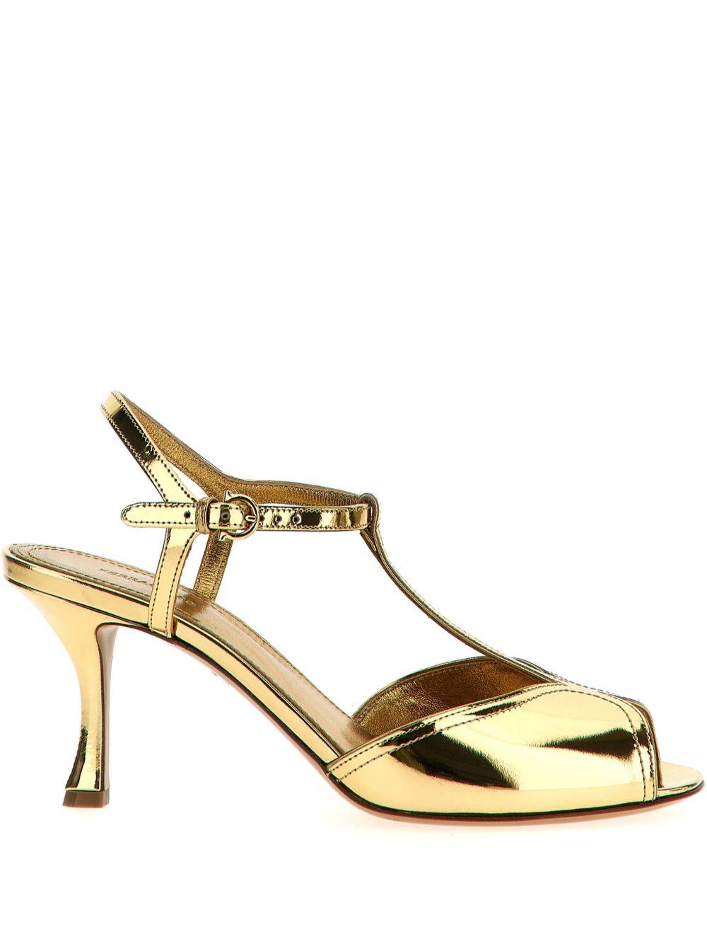 Shoes Women ely70 779977 01J585GOLD SALVATORE FERRAGAMO