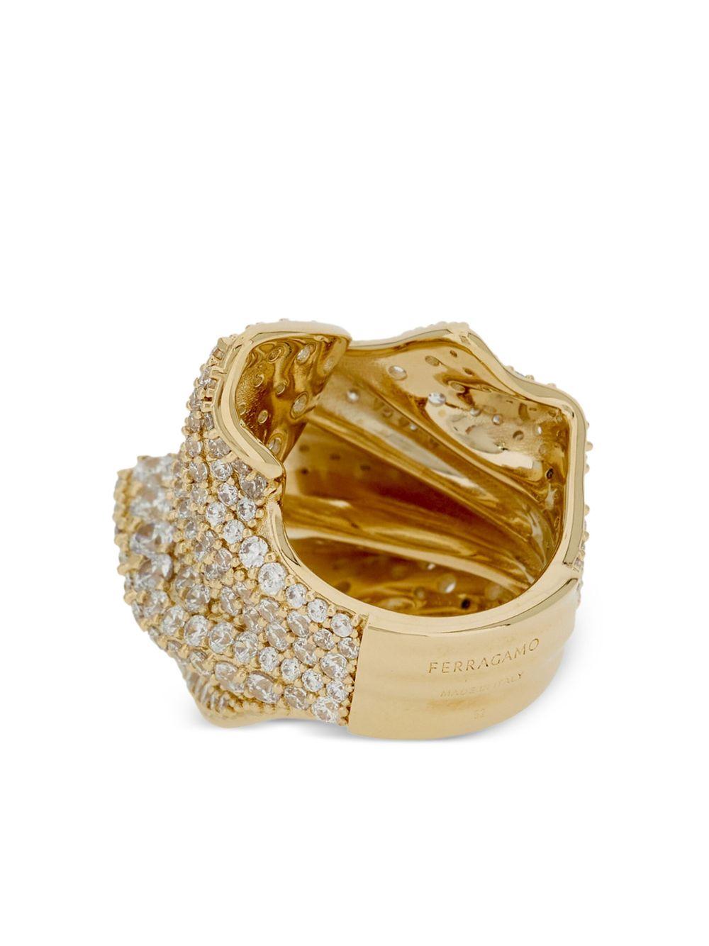 SALVATORE FERRAGAMO 780483760824ORO/CRYSTAL52