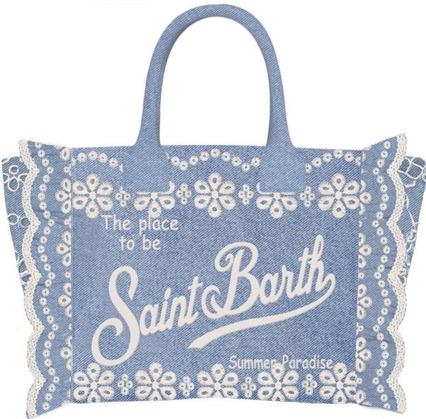 VANITYVOLANTN 02535LFLOWERS DENIM SAINT BARTH