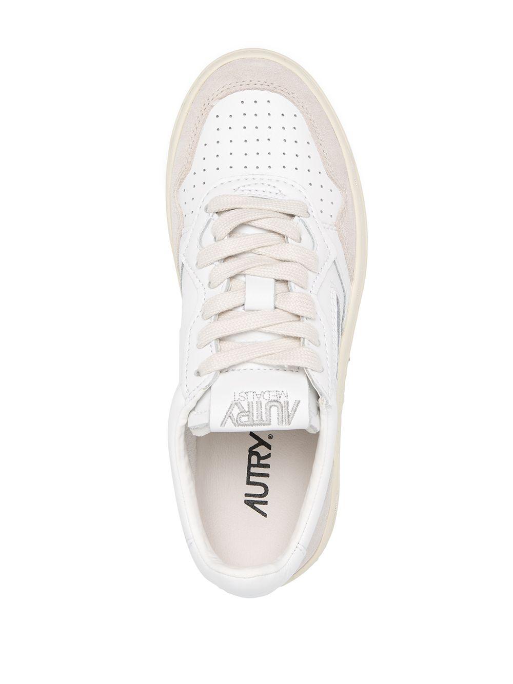 AULW LS33LEAT/SUEDEWHITE AUTRY