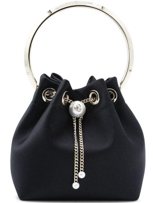 BON BON HBH #BLACK/LIGHT GOLD JIMMY CHOO