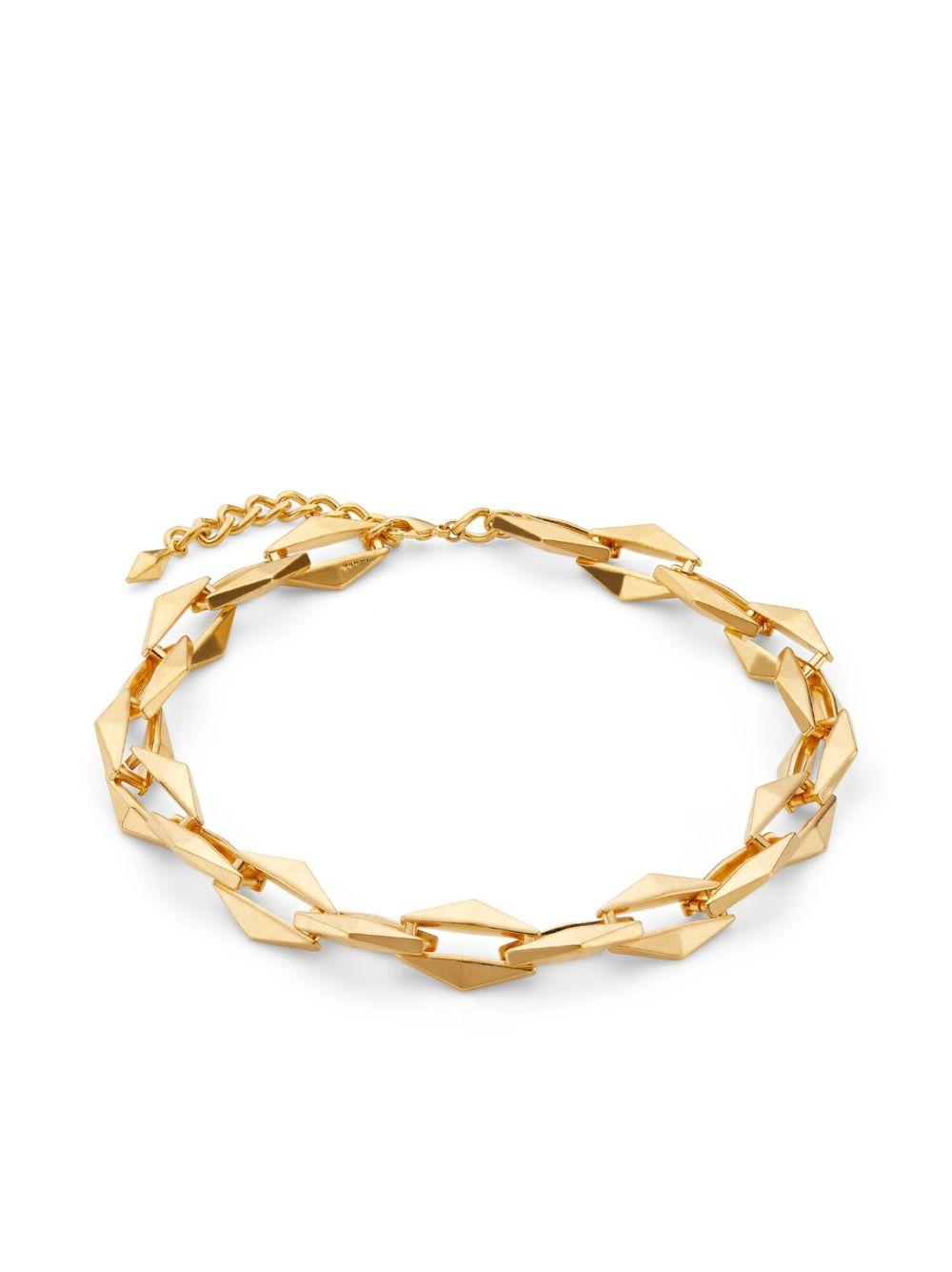 DIAMOND CHN NECKLACE MFQ #GOLD JIMMY CHOO