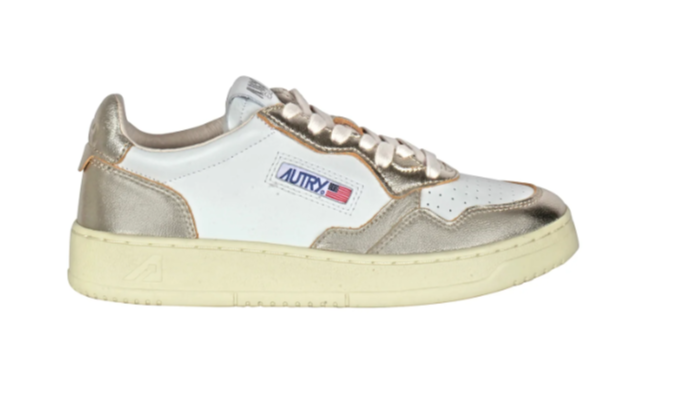 AUTRY AULWWB16LEAT/WHT/PLATINUM