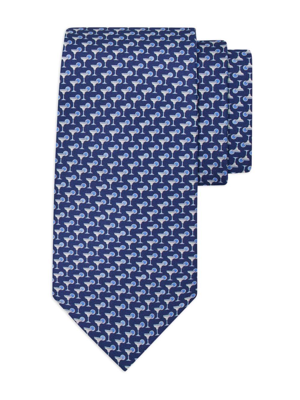 Tie Men zibibbo 778944 351235F.NAVY SALVATORE FERRAGAMO