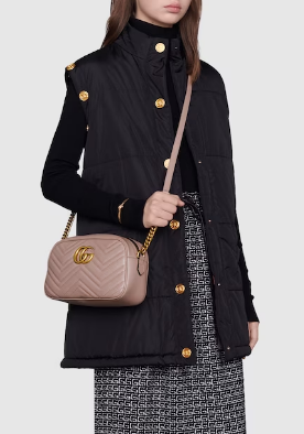 Bag Women BORSA A SPALLA GG MARMONT MATELASSÉ MISURA PICCOLA 447632 DTD1T5729 GUCCI 