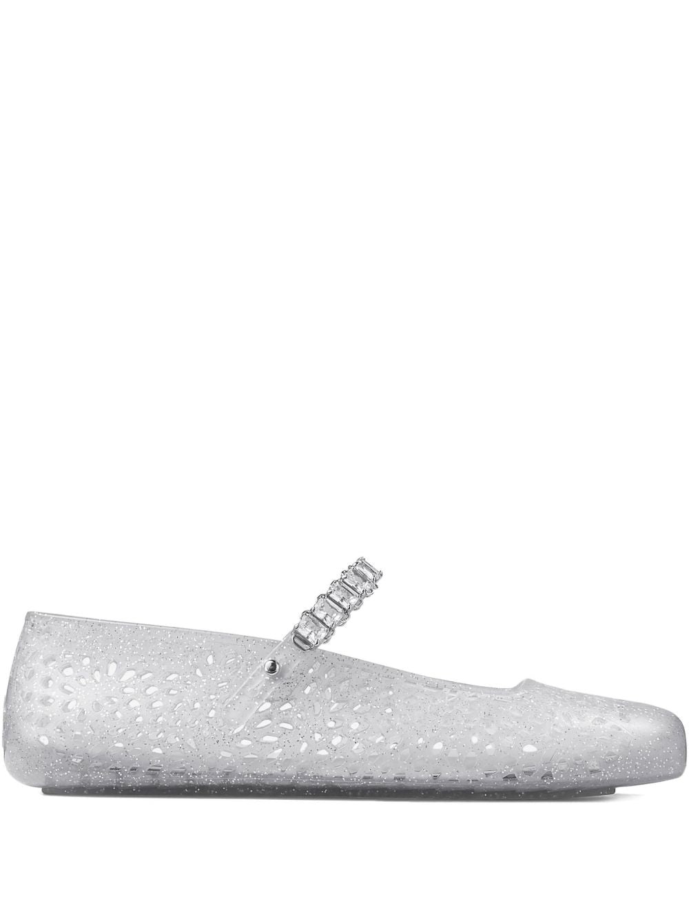  THE JELLY NTX #CLEAR/SILVERMIX JIMMY CHOO 