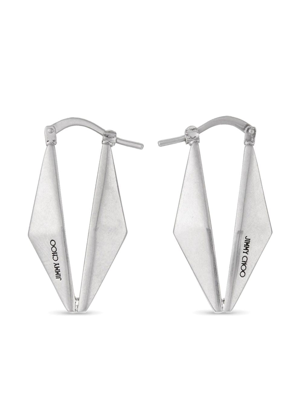  DIAMOND CHN EARRING CZI #ANTIQUE SILVER JIMMY CHOO 