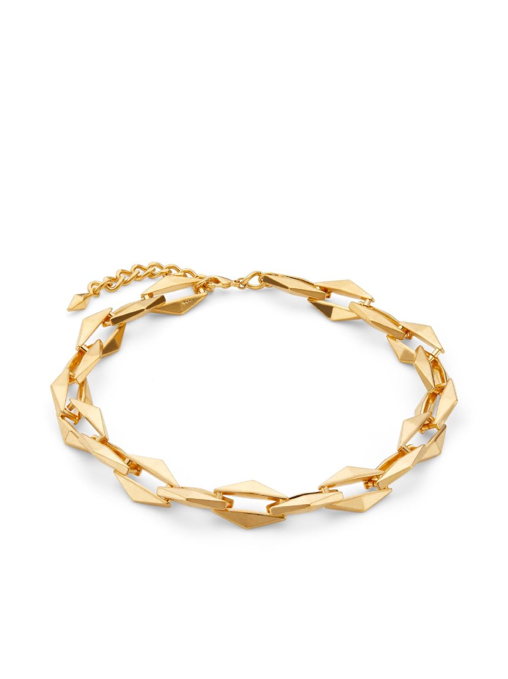  DIAMOND CHN NECKLACE MFQ #GOLD JIMMY CHOO 