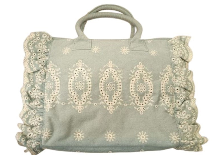  VANITYVOLANTN 02535LFLOWERS DENIM SAINT BARTH 