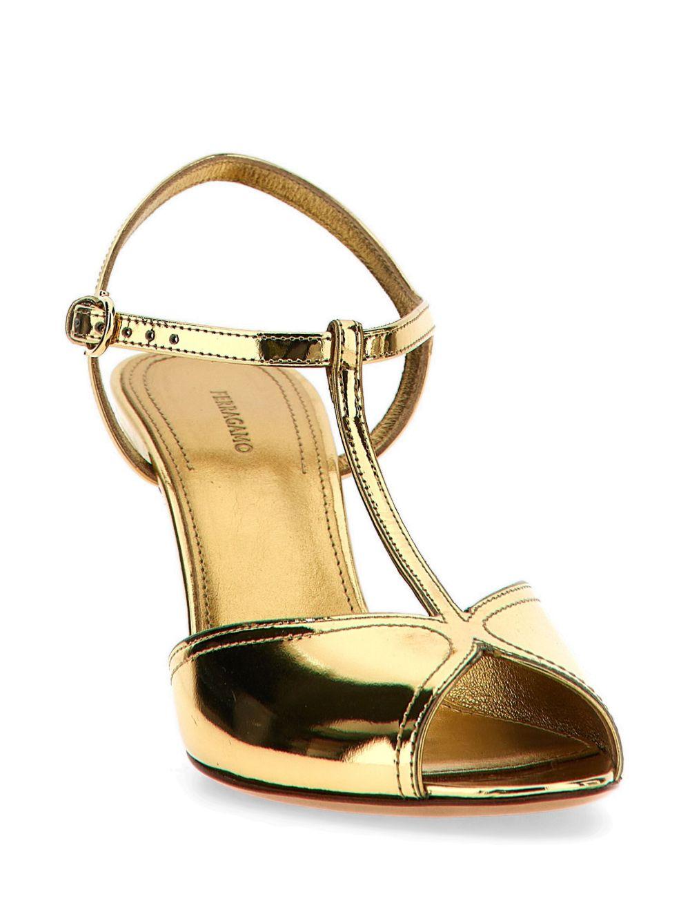 Shoes Women ely70 779977 01J585GOLD SALVATORE FERRAGAMO 
