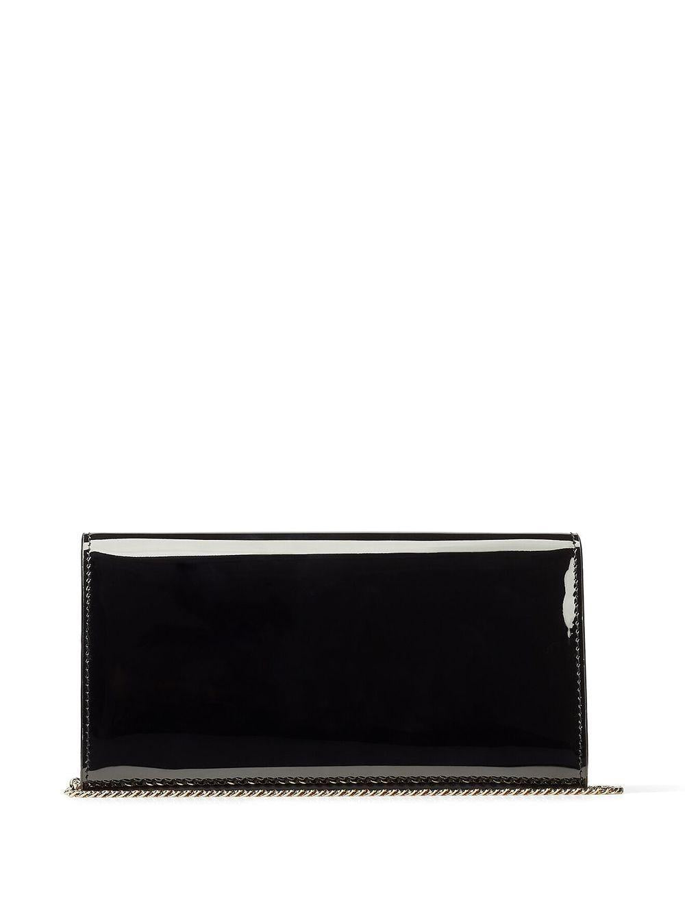 EMMIE PAT #BLACK/LIGHT GOLD JIMMY CHOO 