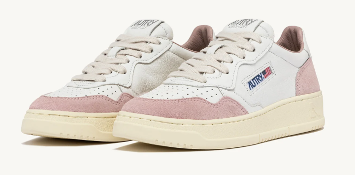 AUTRY AULWGS36GOAT/SUEDEWHT/POWDER