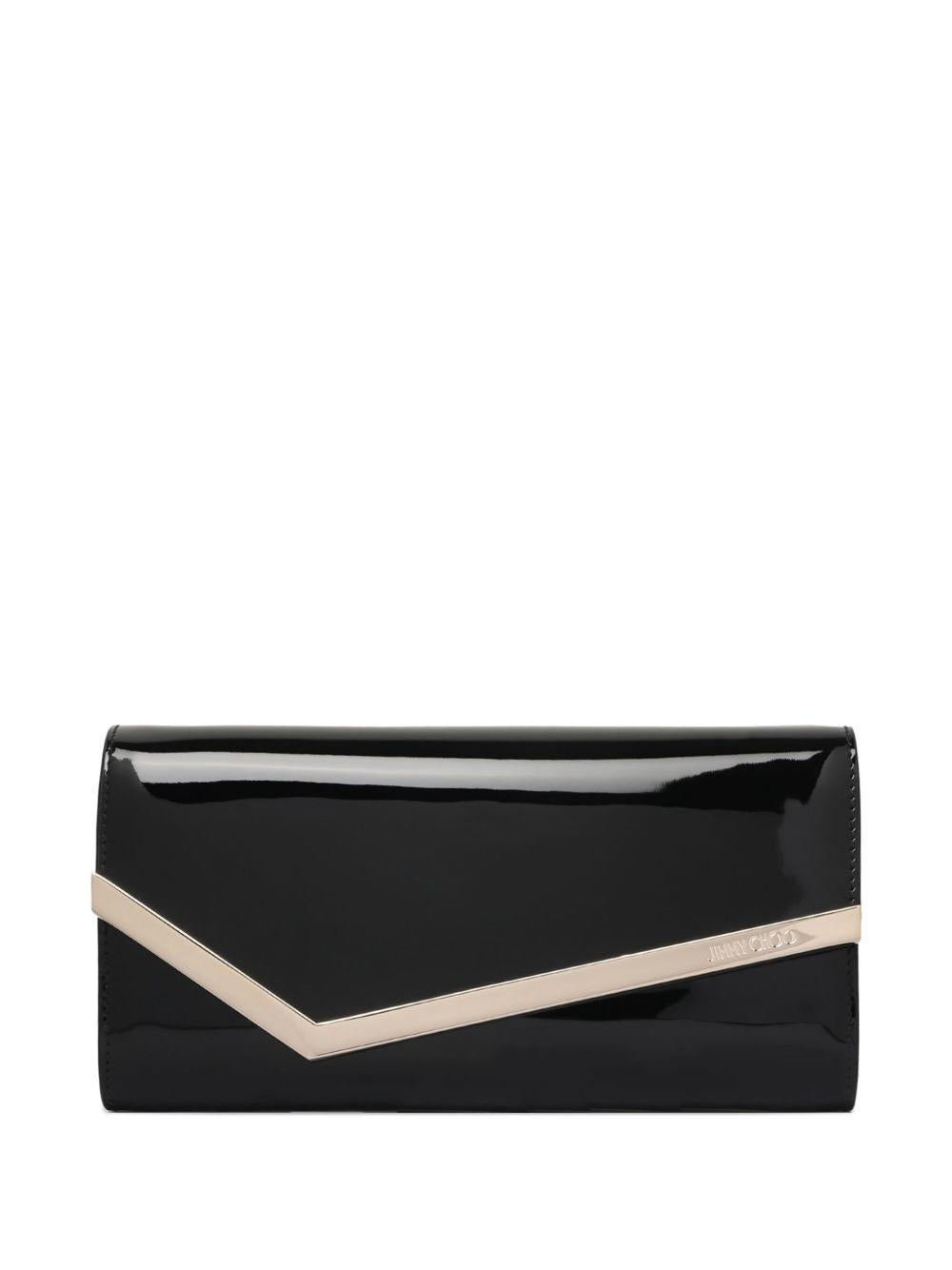  EMMIE PATBLACK/LIGHTGOLD JIMMY CHOO 