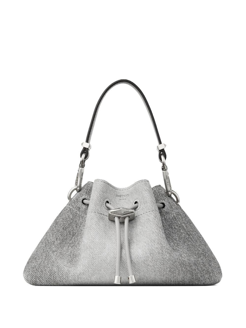 CINCH SMALL IMA #DOVE/DOVE/ANTIQUE SILVER JIMMY CHOO 