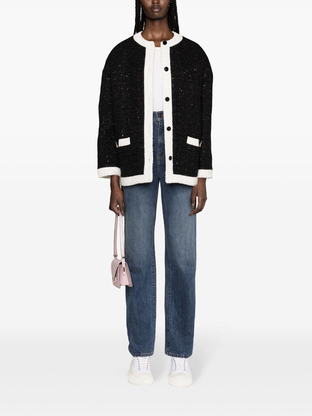 Cardigan  Women 4B3CJ3C58C8* #NERO/AVORIO VALENTINO 