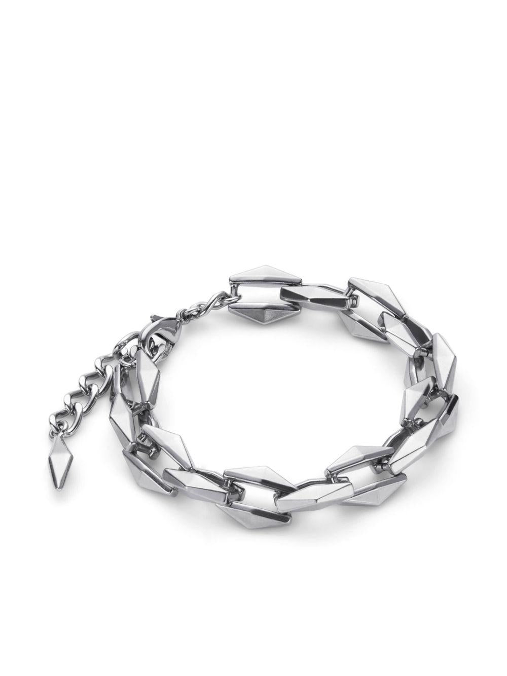  DIAMOND CHN BRACELET CZI #ANTIQUE SILVER JIMMY CHOO 
