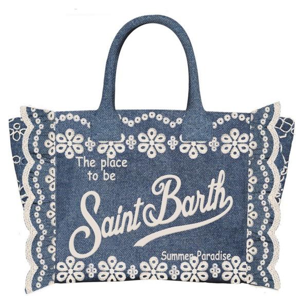  COLETTEVOLANTN 00485LFLOWERS DENIM DARK SAINT BARTH 