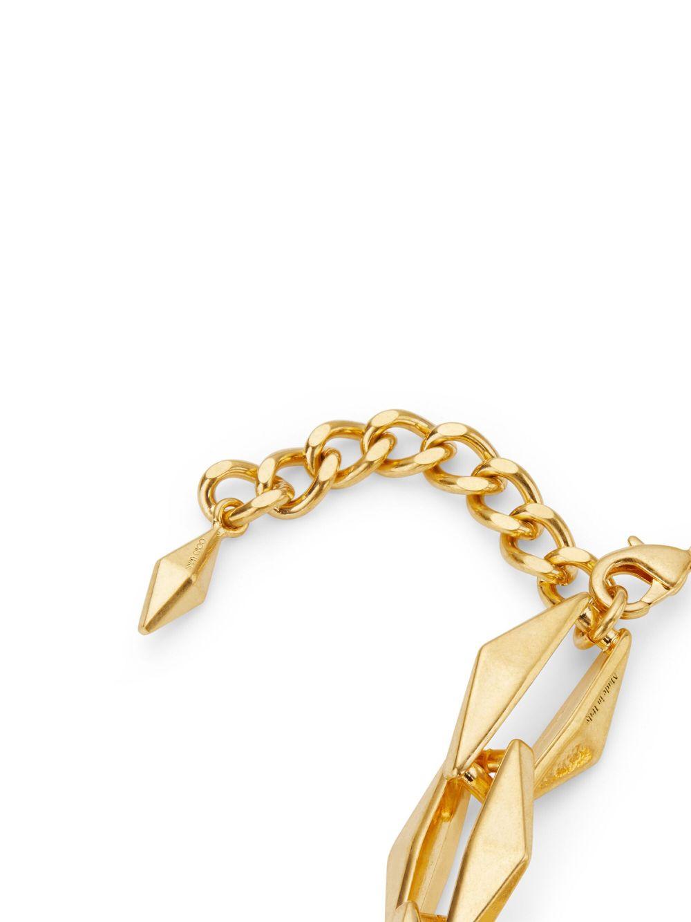  DIAMOND CHN NECKLACE MFQ #GOLD JIMMY CHOO 