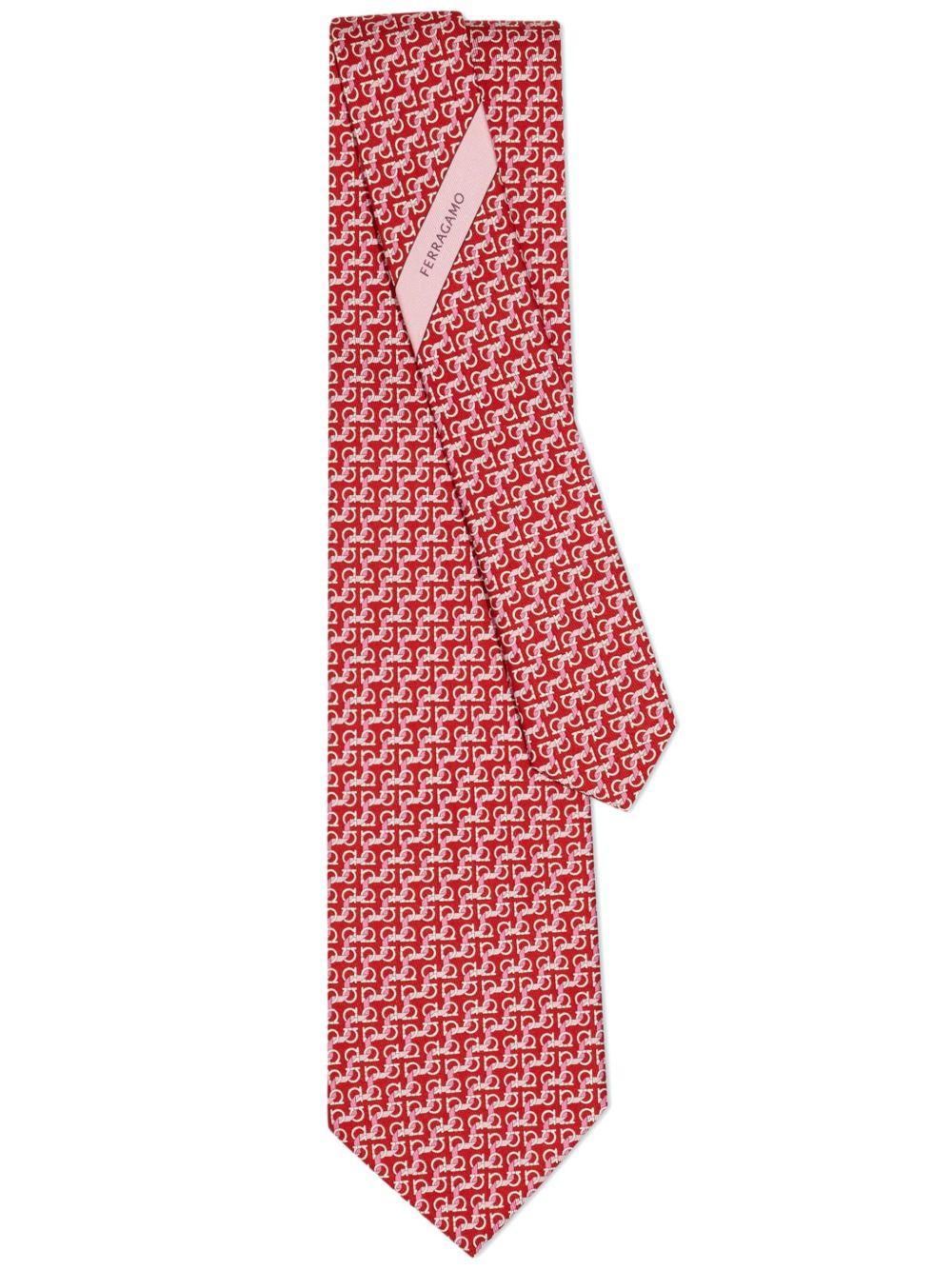 Tie Men zar 778462 351205F.ROSSO SALVATORE FERRAGAMO 