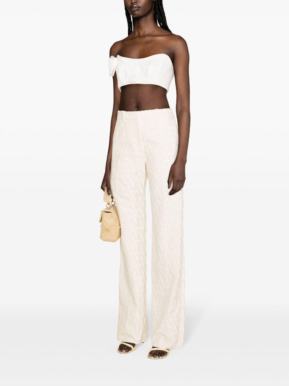 Trousers Women 4B3RB4M78CE* #AVORIO VALENTINO 