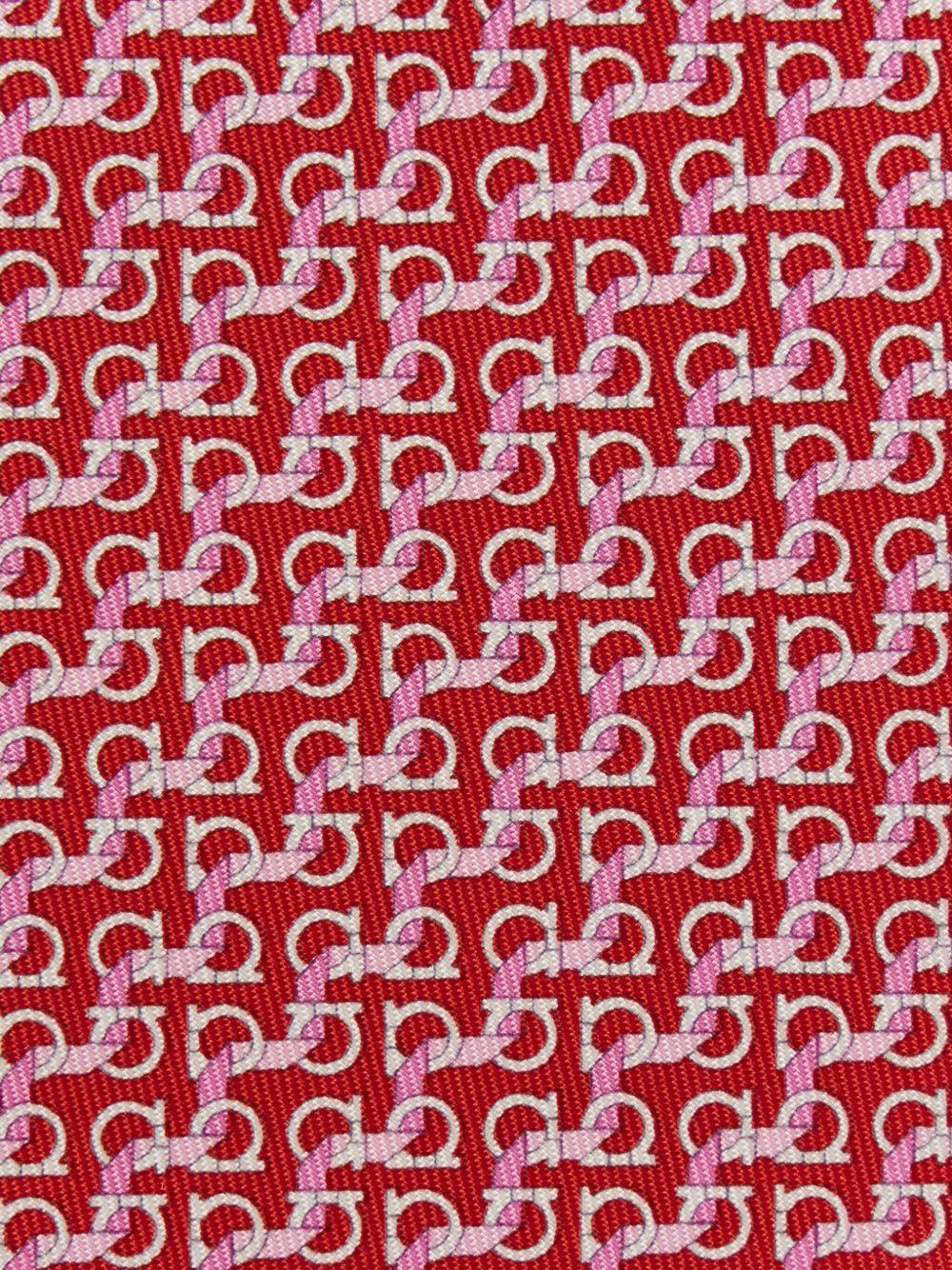 Tie Men zar 778462 351205F.ROSSO SALVATORE FERRAGAMO 