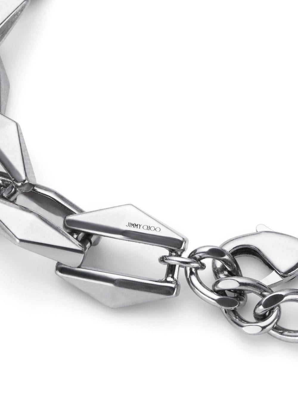 JIMMY CHOO DIAMOND CHN BRACELET CZI#ANTIQUE SILVER